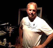 Kevin Costner at Eclipse Recording Company